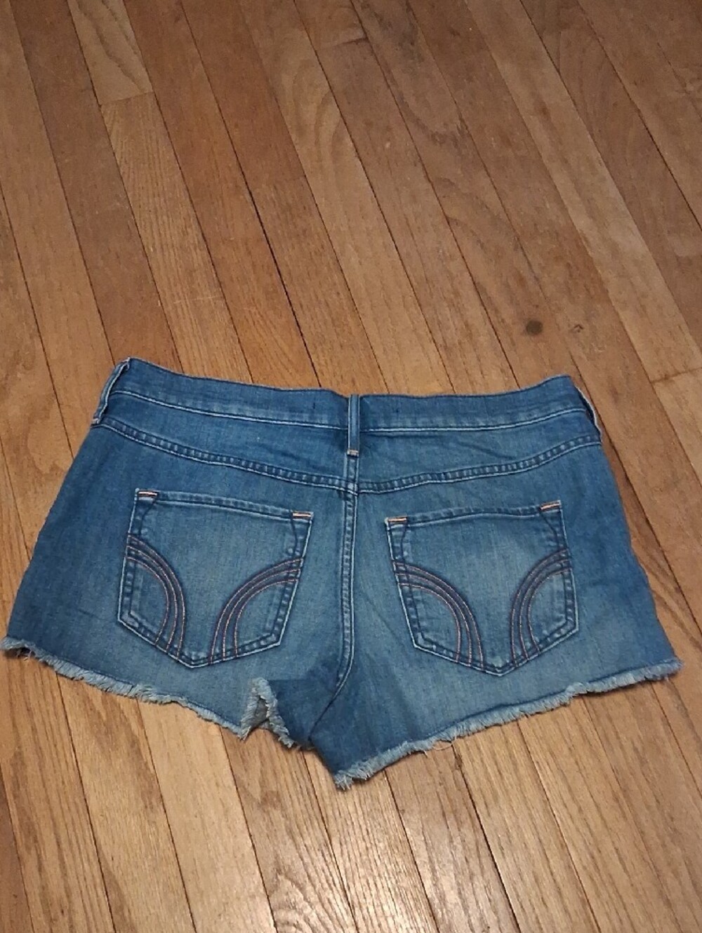 hollister jean shorts junior womens 13 high-rise short short ln! - Picture 2 of 4